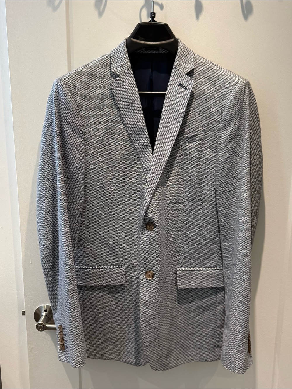 jf j.ferrar Navy Slim Fit Sport Coat 40L